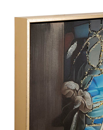 Schilderij On Canvas Nativity Laquared With Frame 102×4×72 cm
