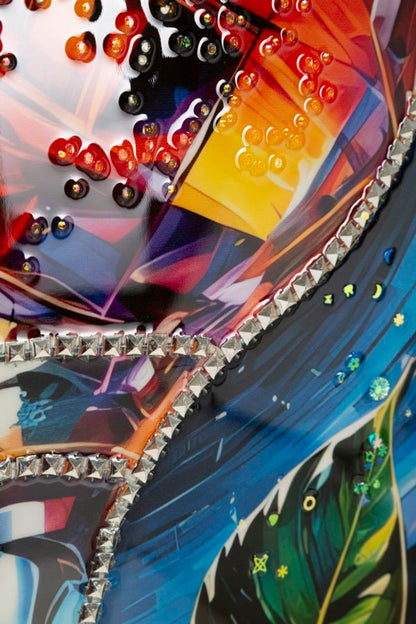 Schilderij On Canvas Cocktail Laquared With Frame -b- 62×3,5×92 cm