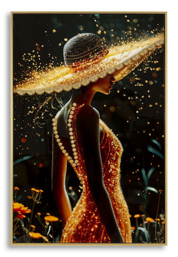 Schilderij On Canvas Illumy Laquared With Frame-a- 62×3,5×92 cm