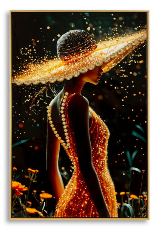 Schilderij On Canvas Illumy Laquared With Frame-a- 62×3,5×92 cm