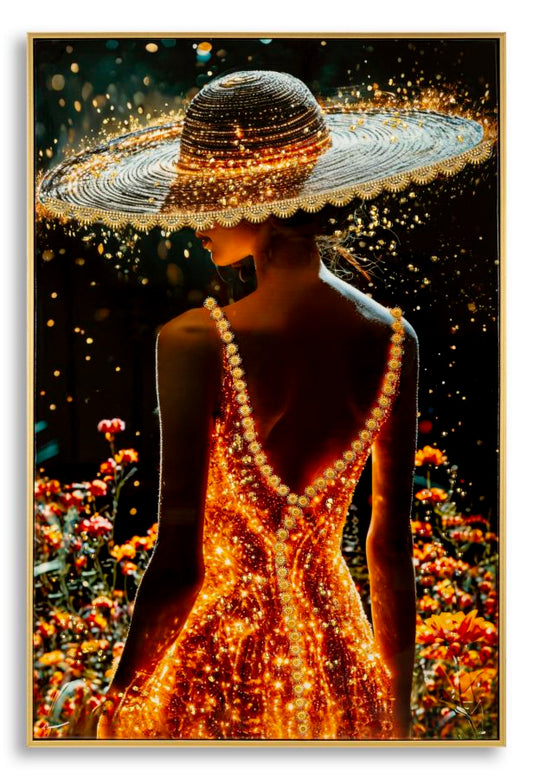Schilderij On Canvas Illumy Laquared With Frame -b- 62×3,5×92 cm