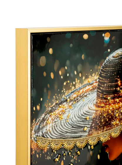 Schilderij On Canvas Illumy Laquared With Frame -b- 62×3,5×92 cm