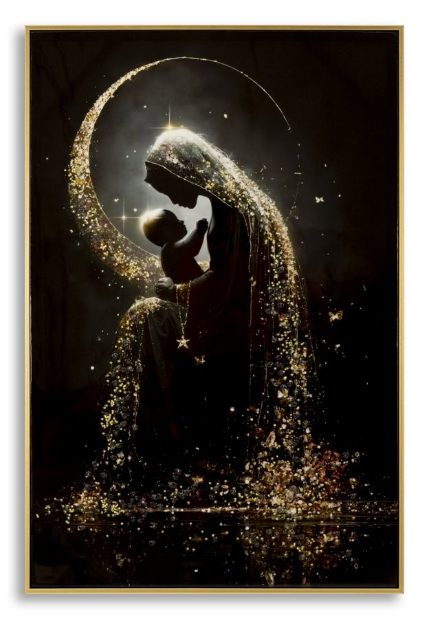 Schilderij On Canvas Maternity Laquared With Frame -a- 60×3,5×90 cm