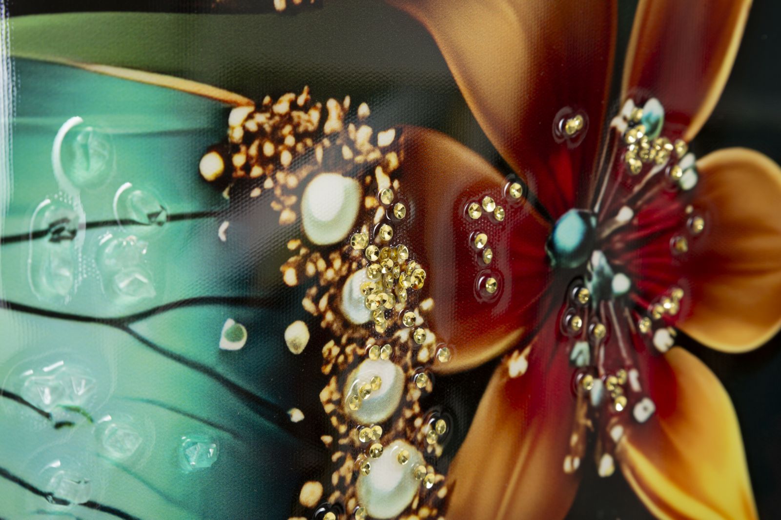 Schilderij On Canvas Butterfly Laquared With Frame-a- 70×4×100 cm