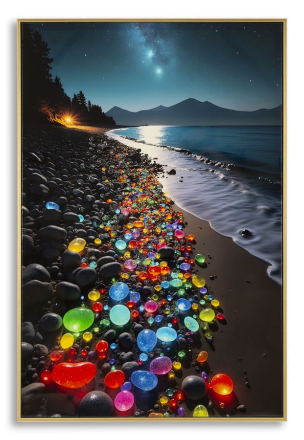 Schilderij On Canvas Colors Laquared With Frame -b- 60×3,5×90 cm