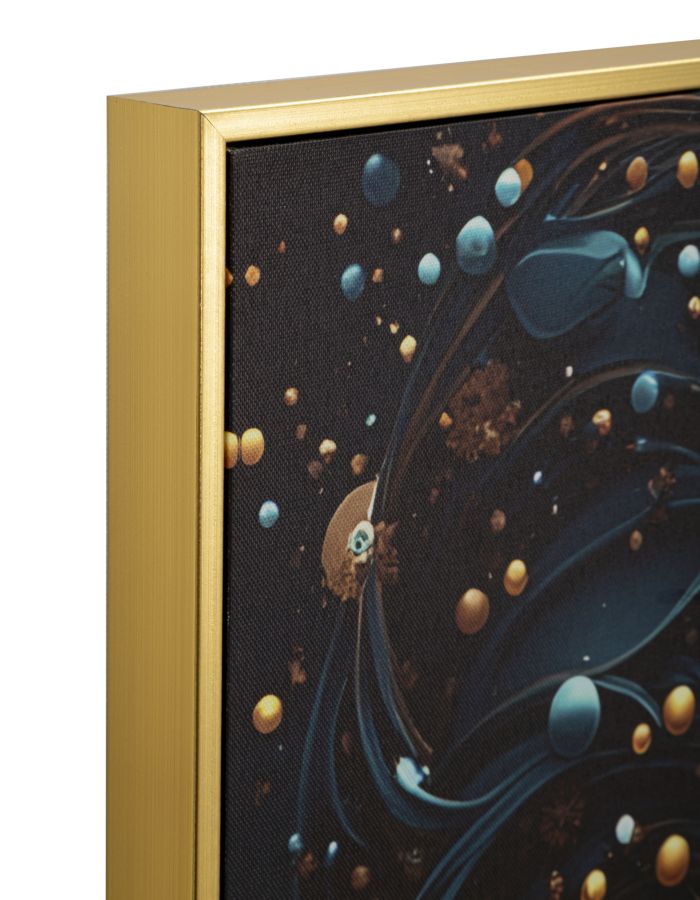 Schilderij On Canvas With Led Minerva Laquared With Frame -a- 60×3,5×90 cm