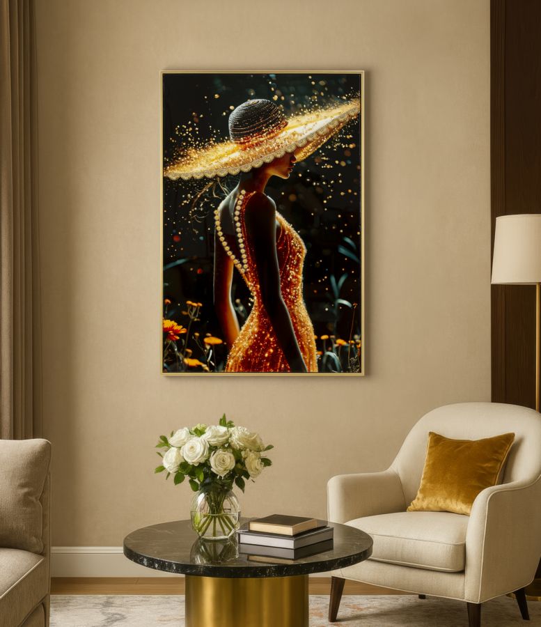 Schilderij On Canvas Illumy Laquared With Frame-a- 62×3,5×92 cm