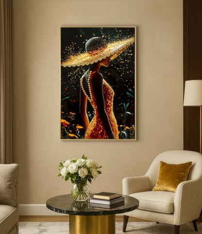 Schilderij On Canvas Illumy Laquared With Frame-a- 62×3,5×92 cm