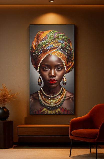 Schilderij On Canvas Maya Laquared With Frame 60×4×120 cm