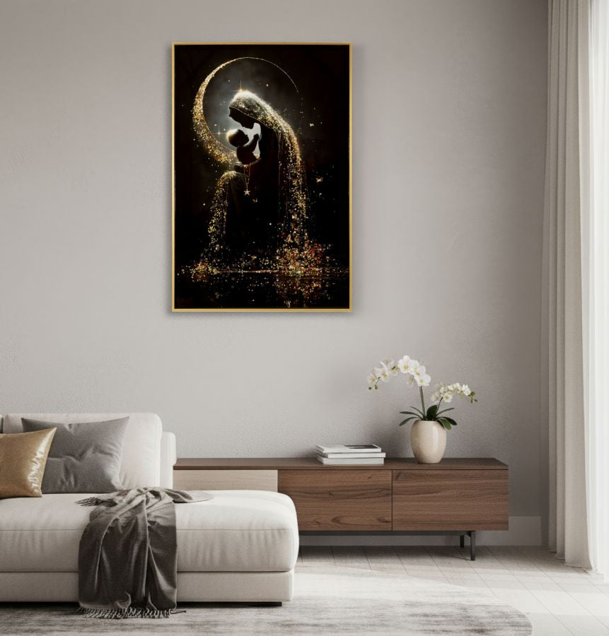 Schilderij On Canvas Maternity Laquared With Frame -a- 60×3,5×90 cm