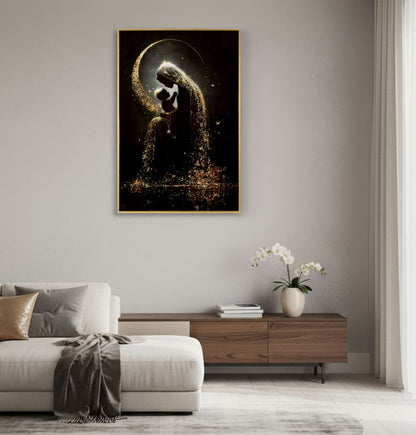 Schilderij On Canvas Maternity Laquared With Frame -a- 60×3,5×90 cm