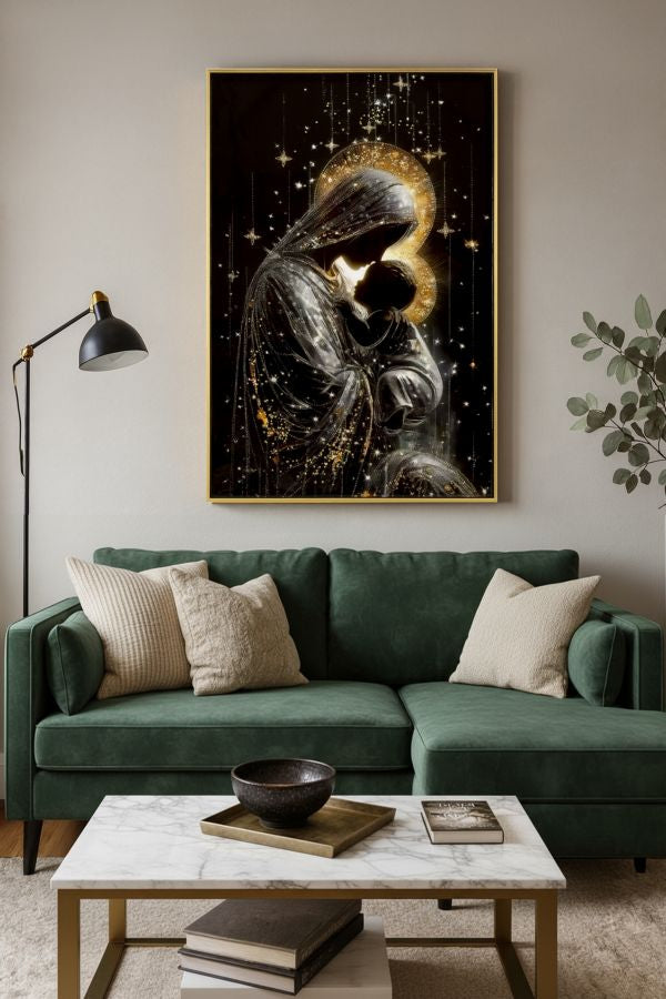 Schilderij On Canvas Maternity Laquared With Frame -b- 60×3,5×90 cm