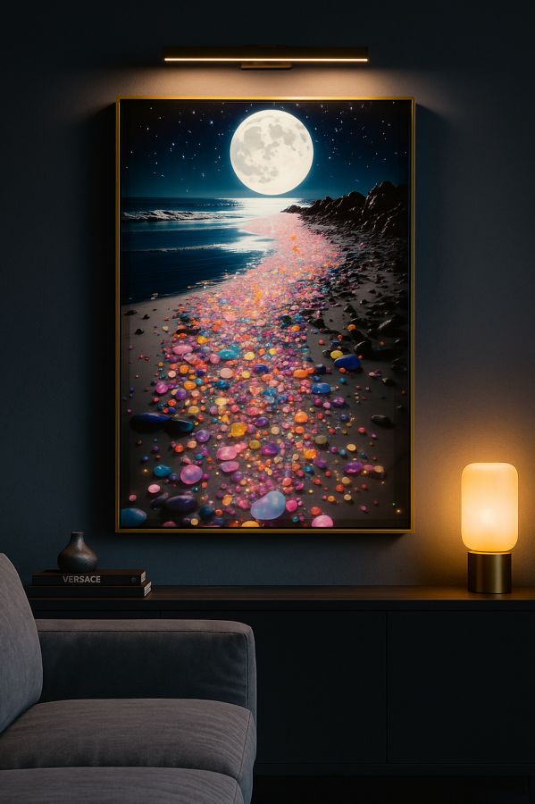 Schilderij On Canvas Colors Laquared With Frame -a- 60×3,5×90 cm