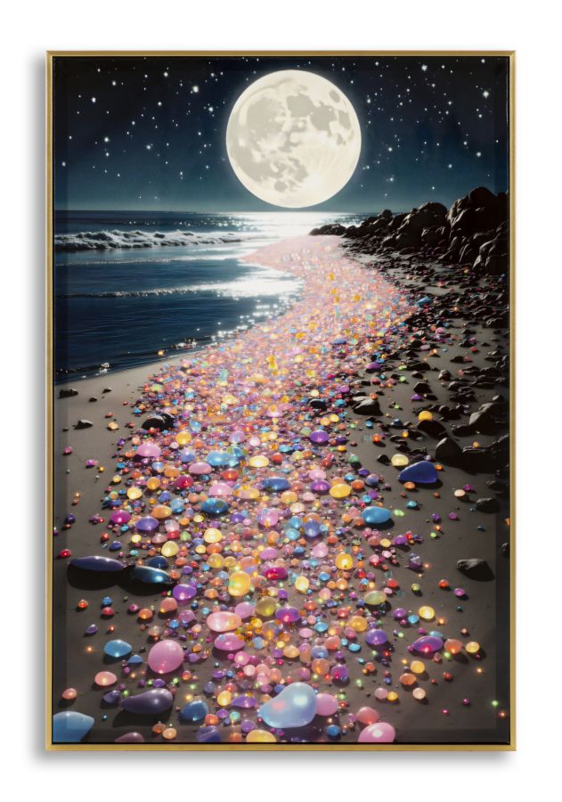 Schilderij On Canvas Colors Laquared With Frame -a- 60×3,5×90 cm