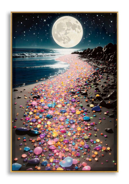 Schilderij On Canvas Colors Laquared With Frame -a- 60×3,5×90 cm