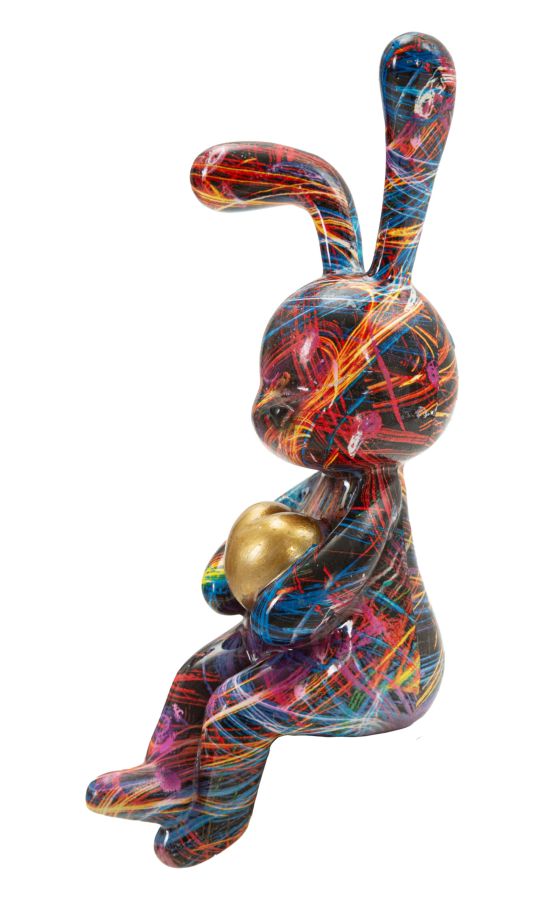 Decoratie Rabbit Psyco -a- 8×10×23 cm