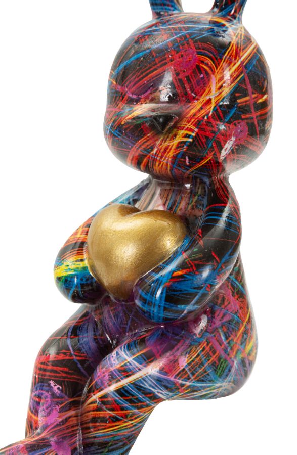 Decoratie Rabbit Psyco -a- 8×10×23 cm