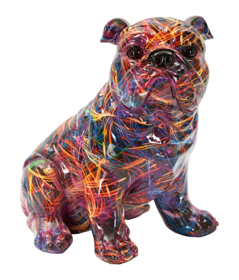 Decoratie Bull Dog Psyco 21,5×15,5×21 cm