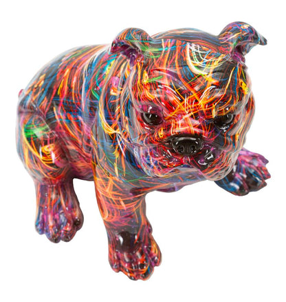 Decoratie Bull Dog Psyco 21,5×15,5×21 cm