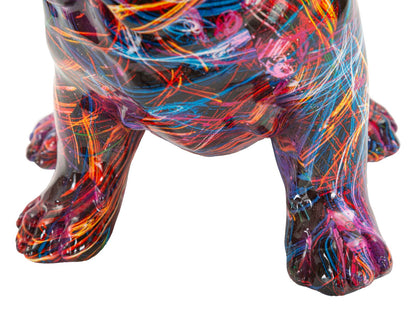 Decoratie Bull Dog Psyco 21,5×15,5×21 cm