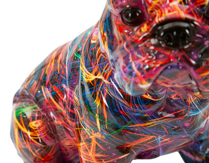Decoratie Bull Dog Psyco 21,5×15,5×21 cm