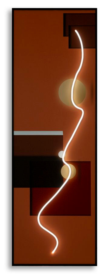 Schilderij On Canvas With Led Abstract 150×3,5×50 cm