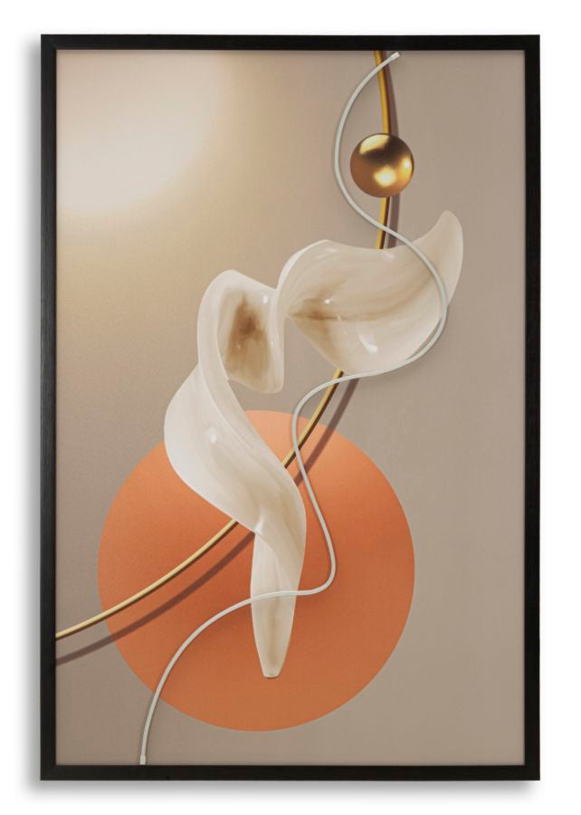 Schilderij On Canvas With Led Abstract -a- 80×4×120 cm