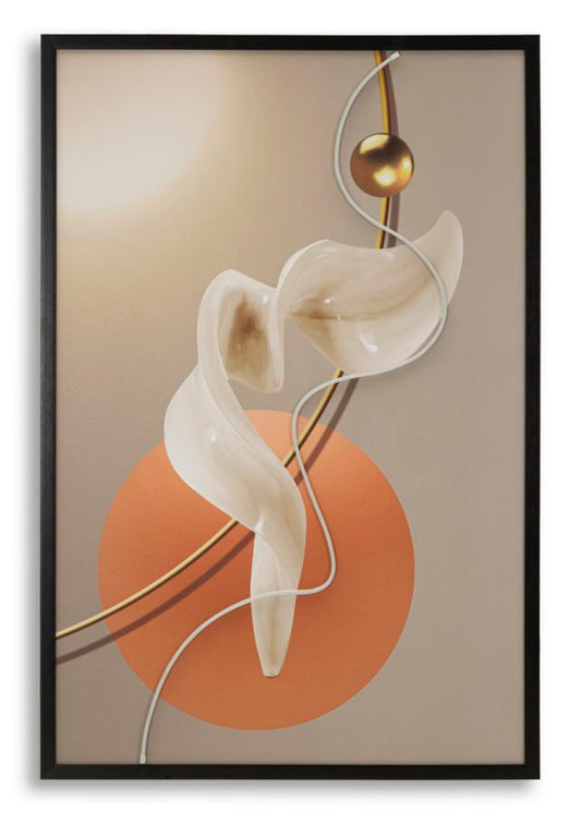 Schilderij On Canvas With Led Abstract -a- 80×4×120 cm