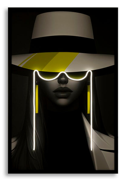 Schilderij On Canvas With Led Margot 80×4×120 cm