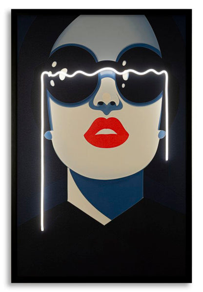 Schilderij On Canvas With Led Cecille 80×4×120 cm