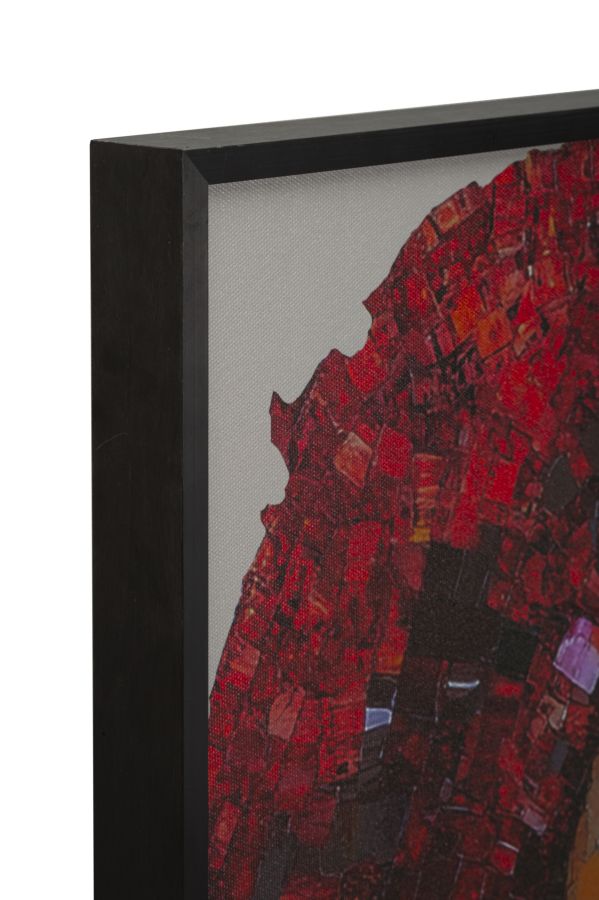 Schilderij On Canvas With Led Afro 60×3,5×90 cm