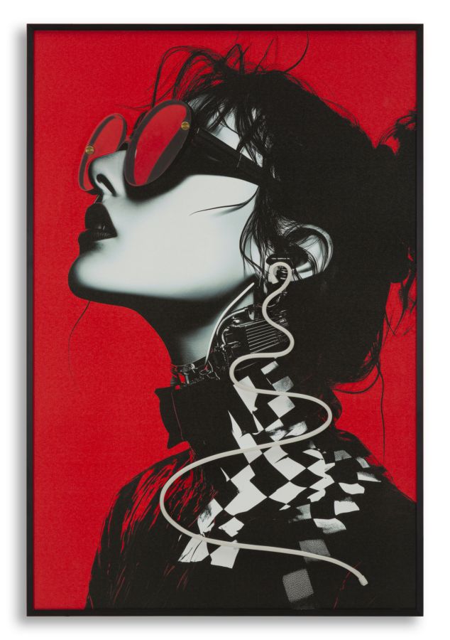 Schilderij On Canvas With Led Psyco -b- 60×3,5×90 cm