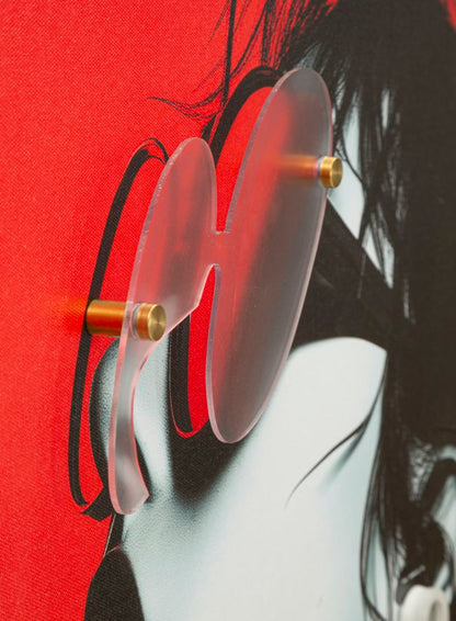 Schilderij On Canvas With Led Psyco -b- 60×3,5×90 cm