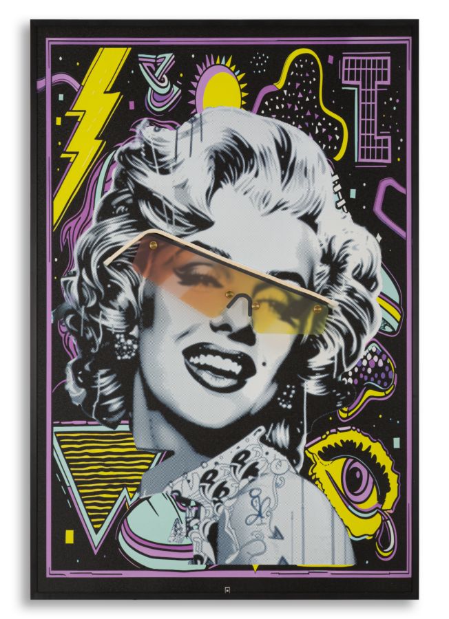Schilderij On Canvas With Led Marilin 60×3,5×90 cm