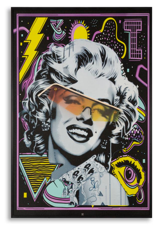 Schilderij On Canvas With Led Marilin 60×3,5×90 cm