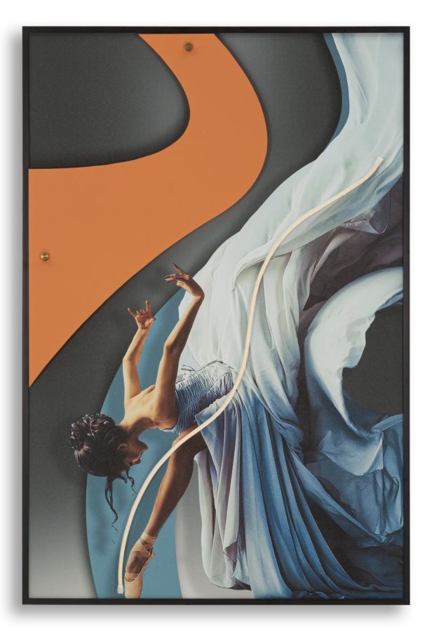Schilderij On Canvas With Led Dancer 60×3,5×90 cm