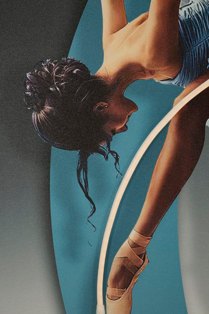 Schilderij On Canvas With Led Dancer 60×3,5×90 cm