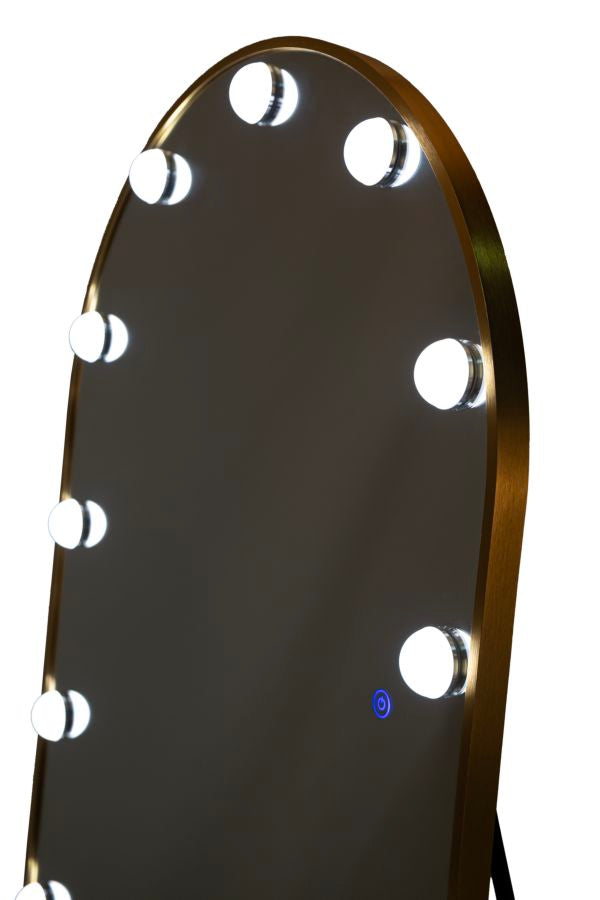 Spiegel Led Floor Mirror Hollywood Arc 70×6 cm