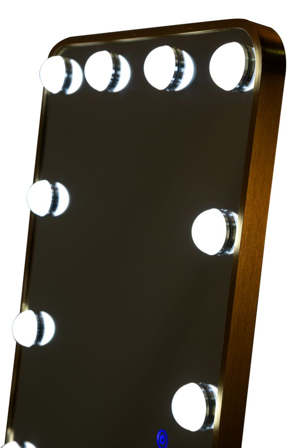 Spiegel Led Floor Mirror Hollywood Rectangular 50×6 cm