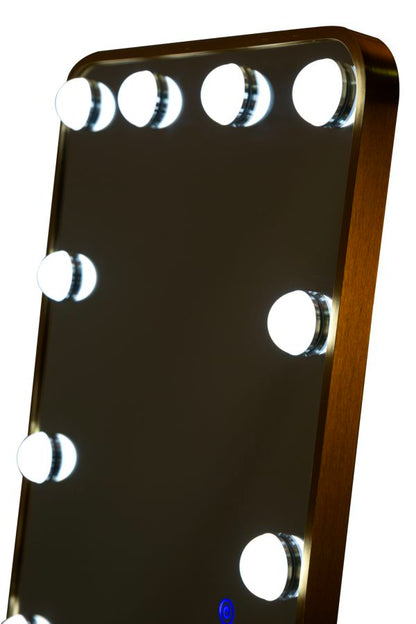 Spiegel Led Floor Mirror Hollywood Rectangular 50×6 cm
