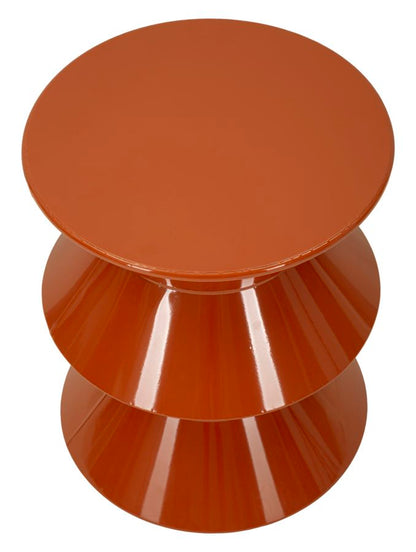 Bijzettafel Zag End Table Orange Ø 37,5×45 cm