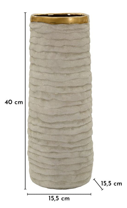 Vaas Lima Open Vase Ø 15,5×40 cm