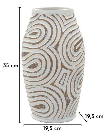 Vaas Oblix Resin Vase Ø 19,5×35 cm