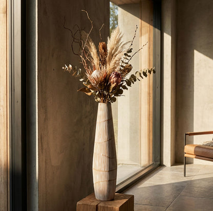 Vaas Hanoi Resin Vase Ø 17×68,5 cm