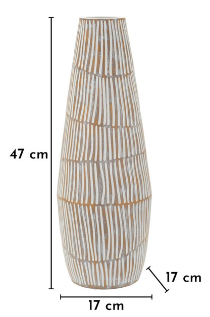 Vaas Hanoi Resin Vase Ø 17×47 cm