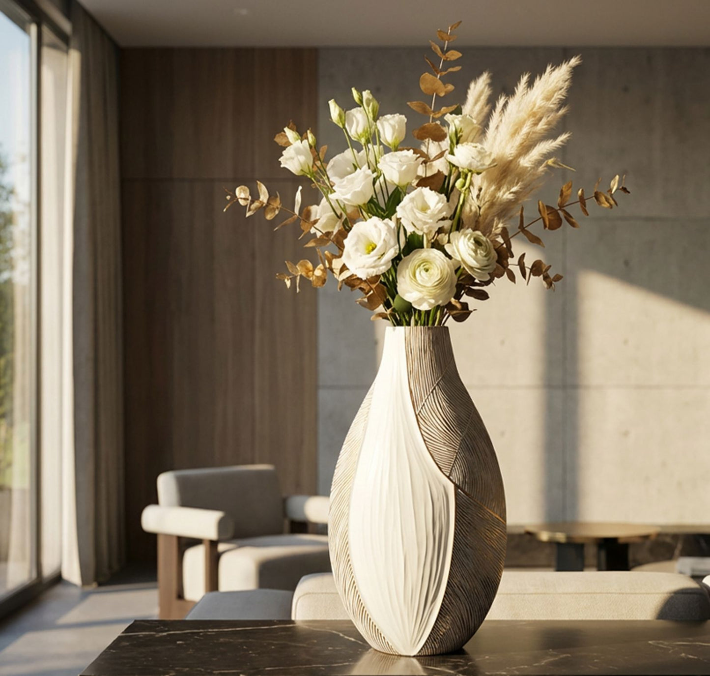 Vaas Ho Chi Minh Resin Vase 29,5×13,5×50 cm