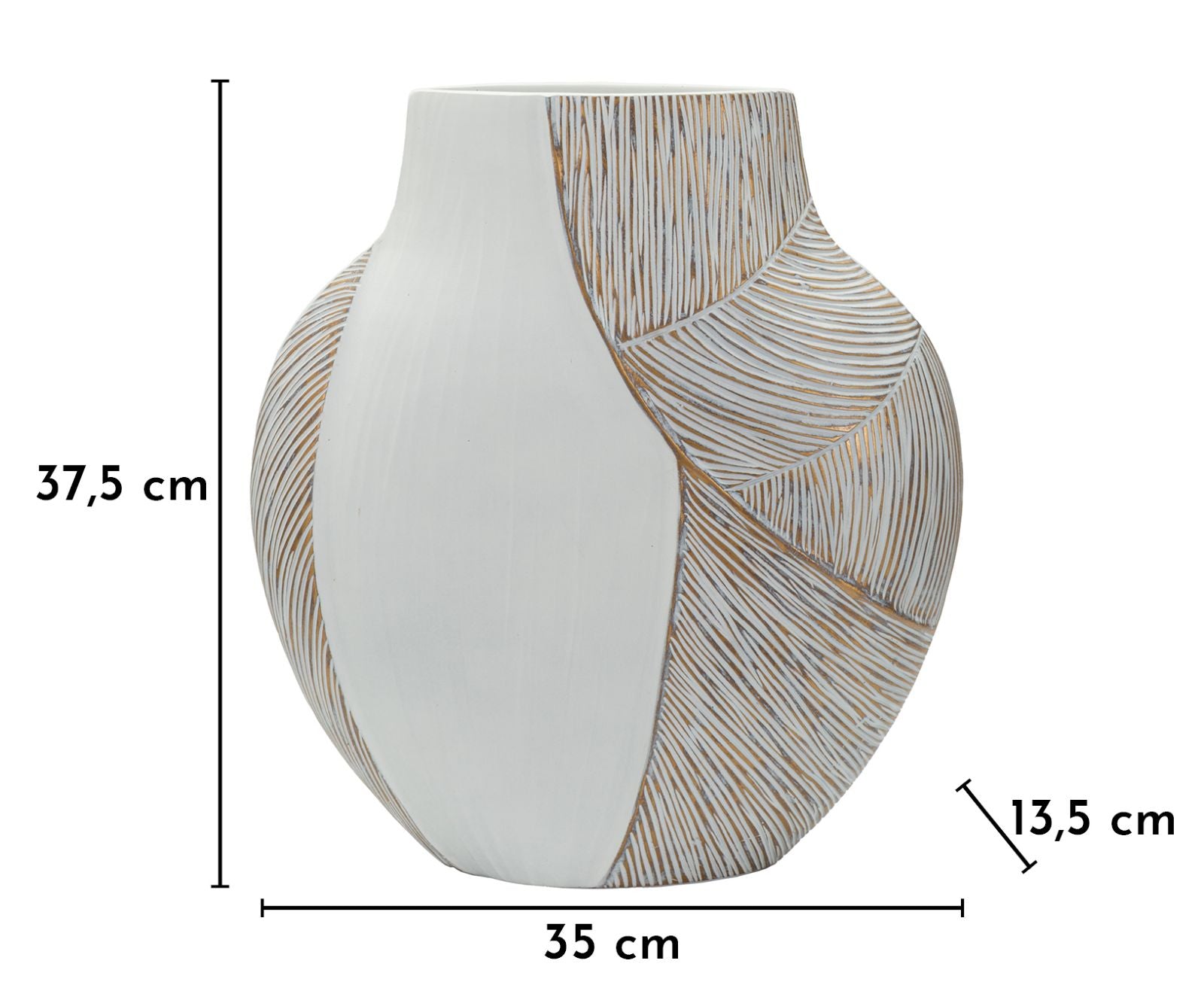 Vaas Ho Chi Minh Resin Vase 35×13,5×37,5 cm