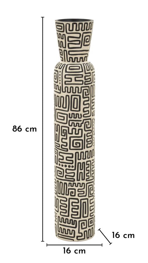 Vaas Nairobi Resin Vase Ø 16×86 cm