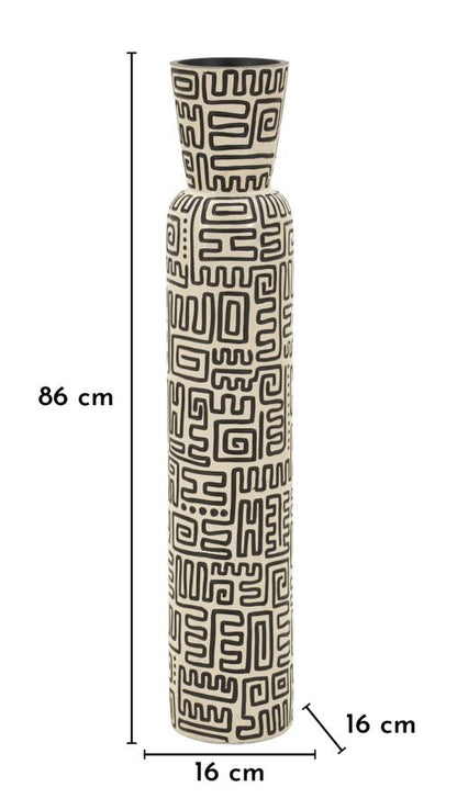 Vaas Nairobi Resin Vase Ø 16×86 cm