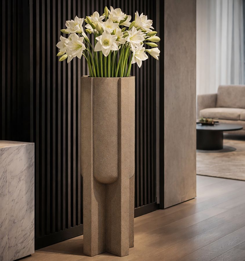 Vaas Moai Outdoor Vase Holder Ø 42×101 cm